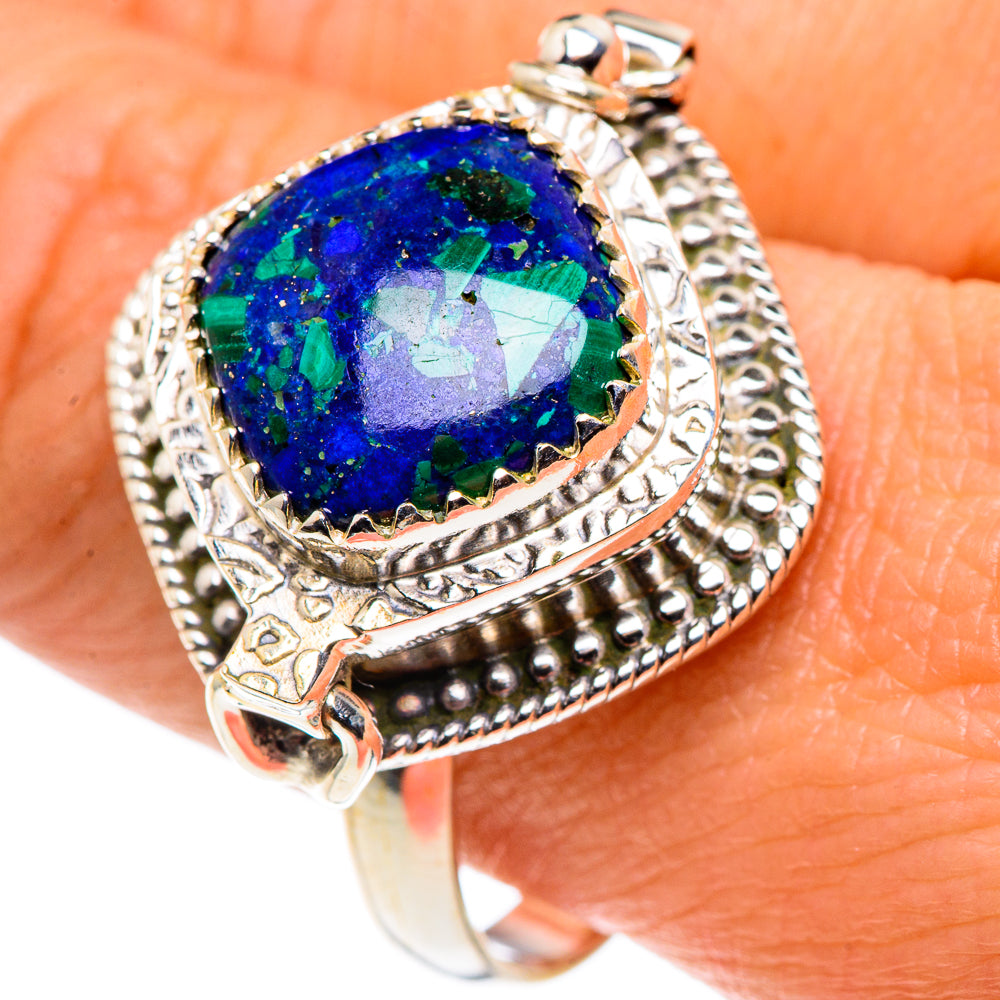 Azurite Rings handcrafted by Ana Silver Co - RING88028