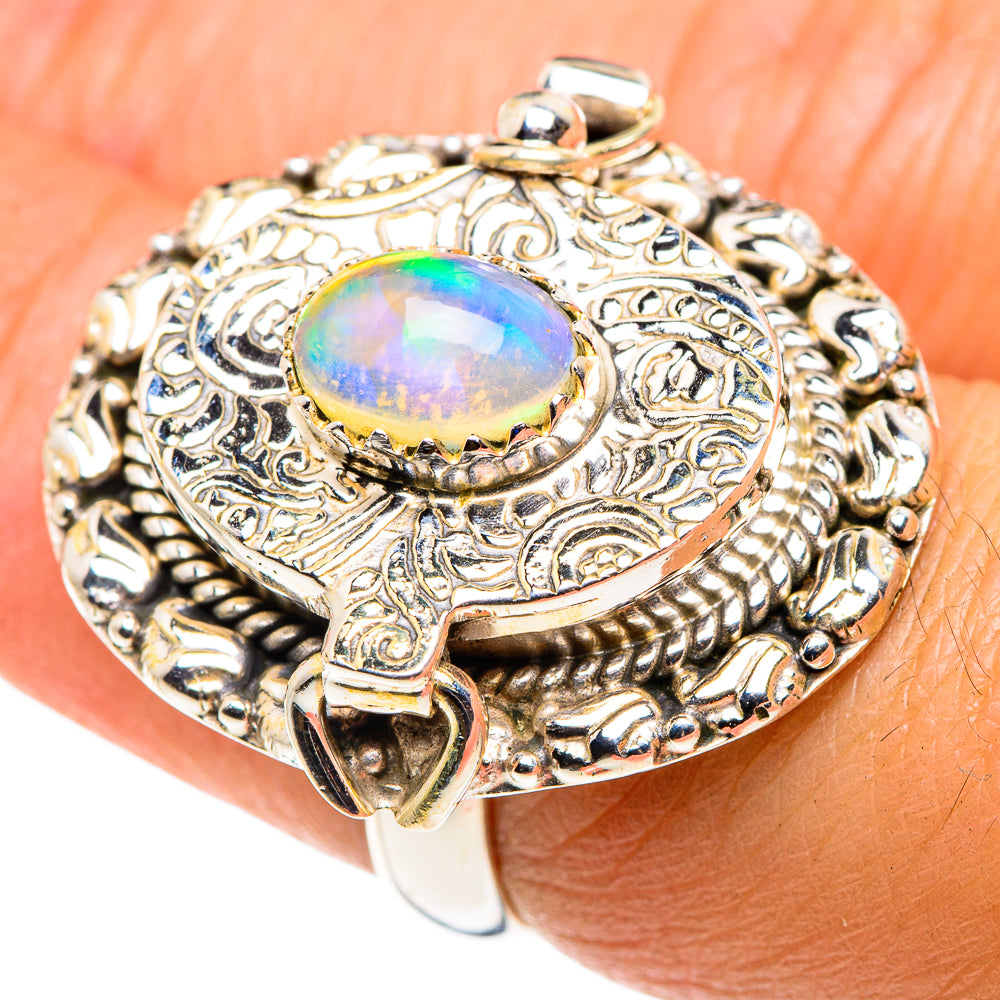 Ethiopian Opal Rings handcrafted by Ana Silver Co - RING88029