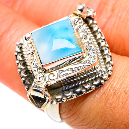 Larimar Rings handcrafted by Ana Silver Co - RING88037
