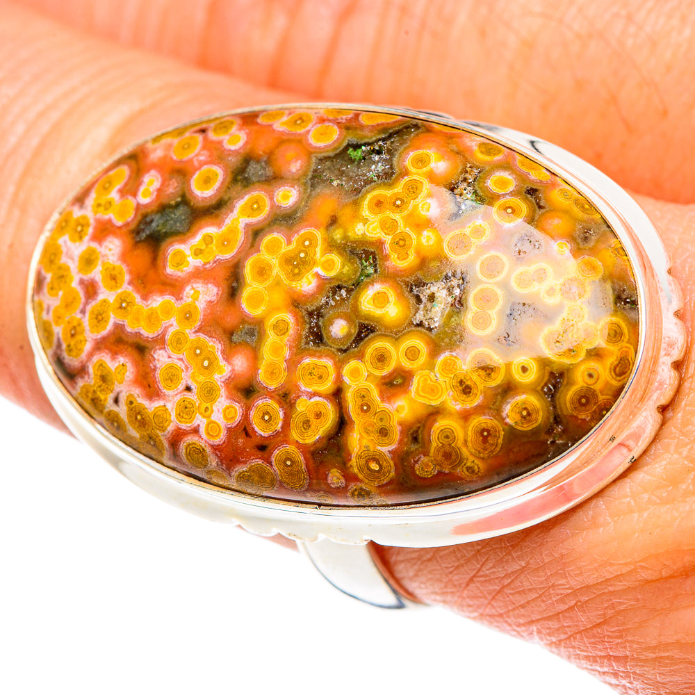 Ocean Jasper Rings handcrafted by Ana Silver Co - RING88042