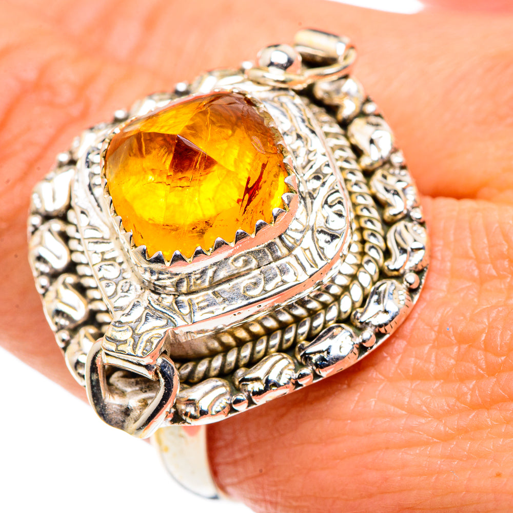 Citrine Rings handcrafted by Ana Silver Co - RING88047