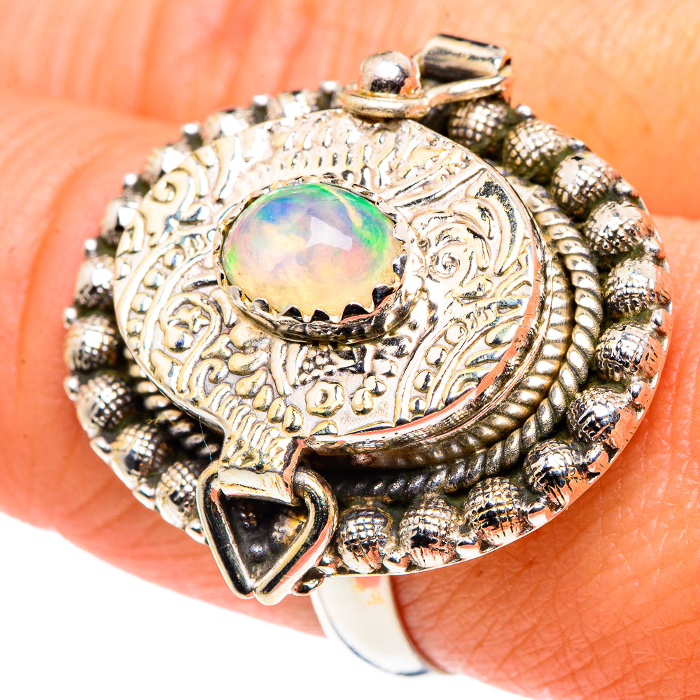 Ethiopian Opal Rings handcrafted by Ana Silver Co - RING88061