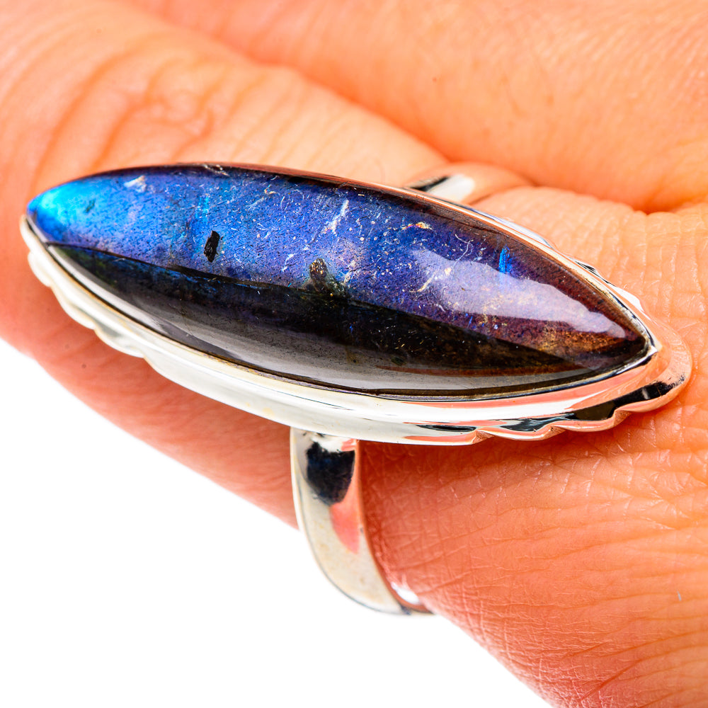 Labradorite Rings handcrafted by Ana Silver Co - RING88068