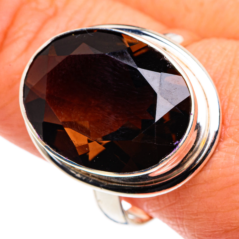 Smoky Quartz Rings handcrafted by Ana Silver Co - RING88073