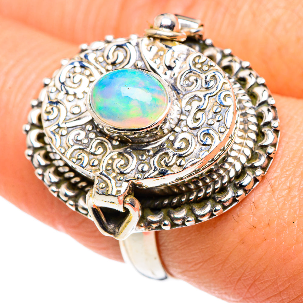 Ethiopian Opal Rings handcrafted by Ana Silver Co - RING88091