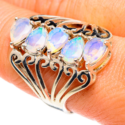 Ethiopian Opal Rings handcrafted by Ana Silver Co - RING88092