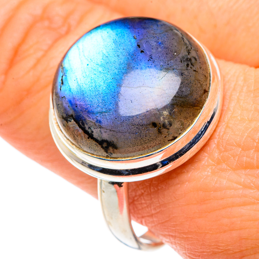 Labradorite Rings handcrafted by Ana Silver Co - RING88095