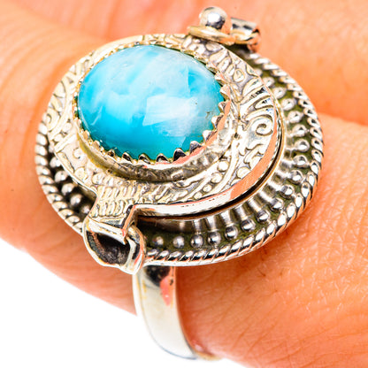 Larimar Rings handcrafted by Ana Silver Co - RING88098