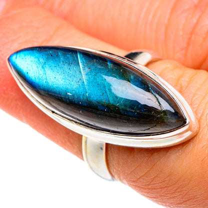 Labradorite Rings handcrafted by Ana Silver Co - RING88099