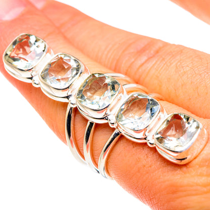 White Quartz Rings handcrafted by Ana Silver Co - RING88101