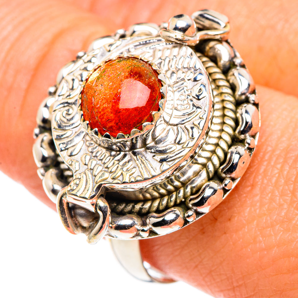 Sunstone Rings handcrafted by Ana Silver Co - RING88106