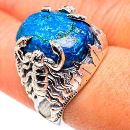 Chrysocolla Rings handcrafted by Ana Silver Co - RING88117