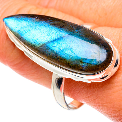 Labradorite Rings handcrafted by Ana Silver Co - RING88118