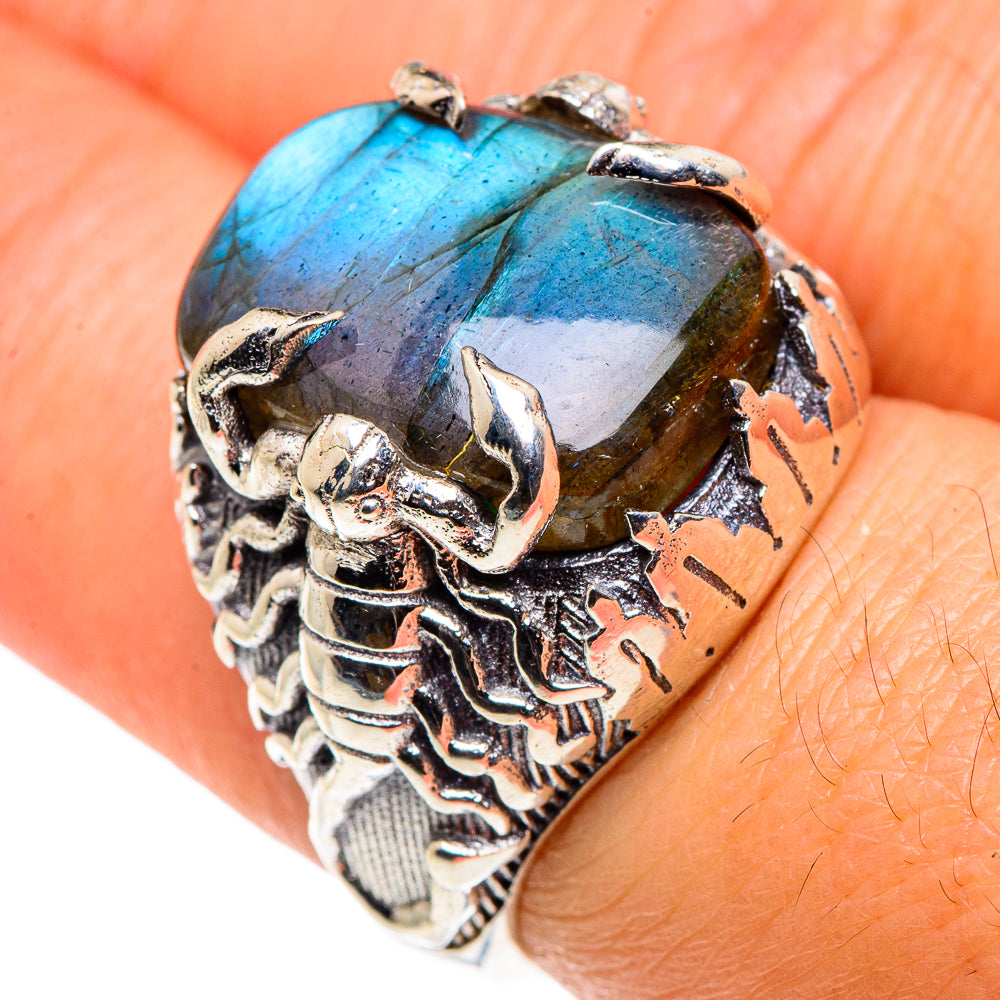 Labradorite Rings handcrafted by Ana Silver Co - RING88119
