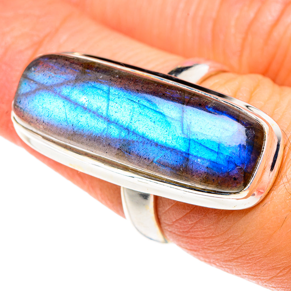 Labradorite Rings handcrafted by Ana Silver Co - RING88120