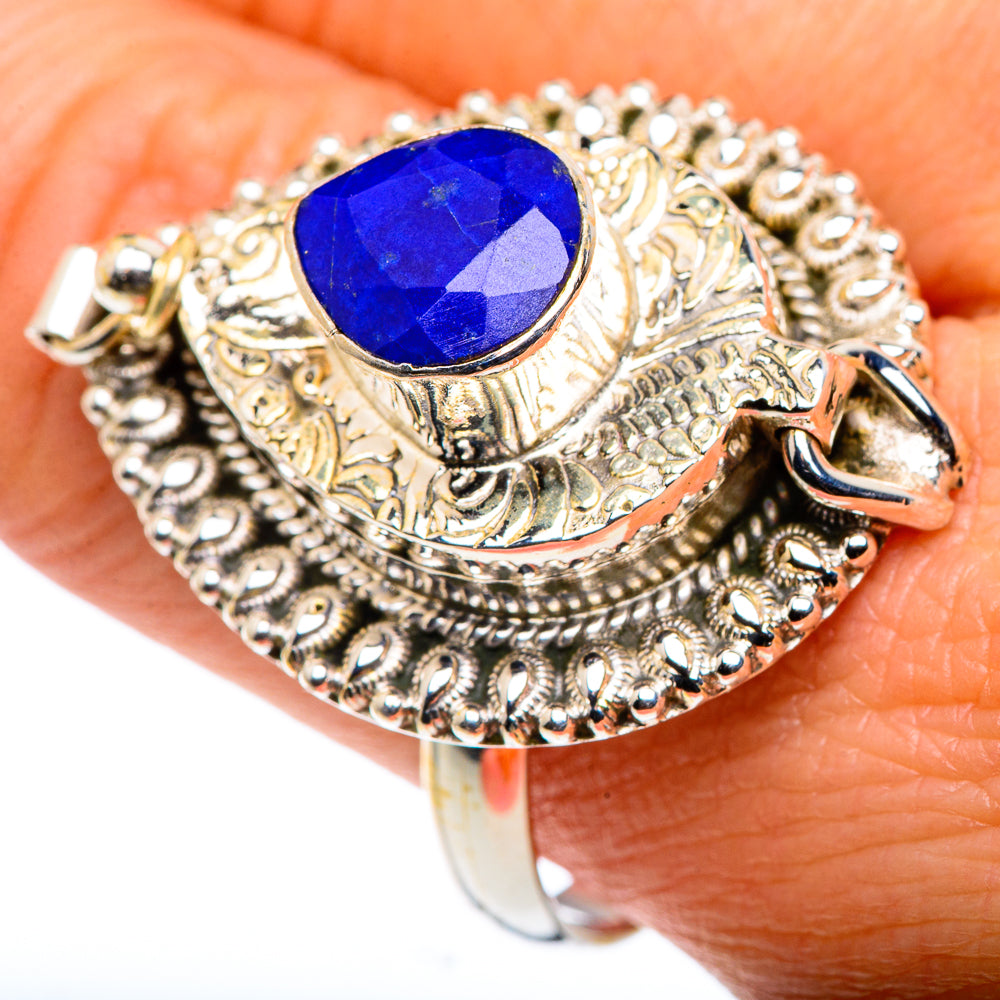 Lapis Lazuli Rings handcrafted by Ana Silver Co - RING88123