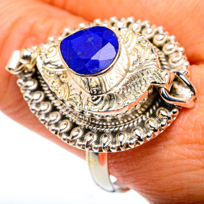 Lapis Lazuli Rings handcrafted by Ana Silver Co - RING88123