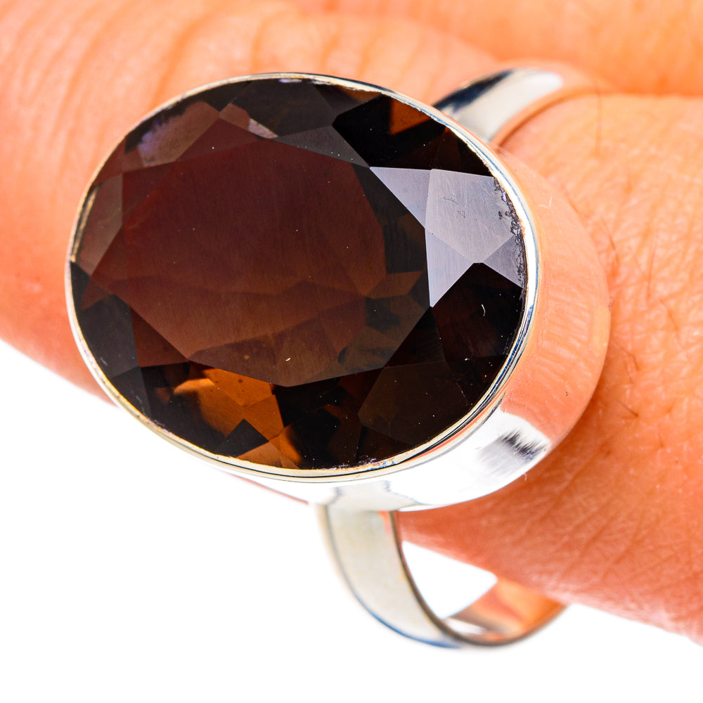 Smoky Quartz Rings handcrafted by Ana Silver Co - RING88142