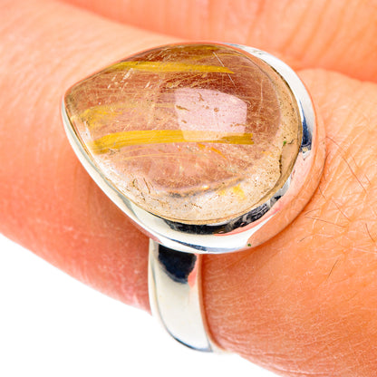 Rutilated Quartz Rings handcrafted by Ana Silver Co - RING88153