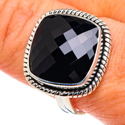 Black Onyx Rings handcrafted by Ana Silver Co - RING88156