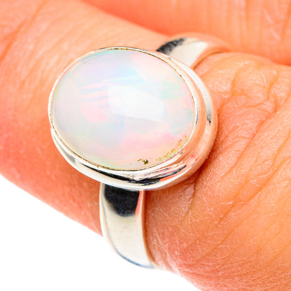 Ethiopian Opal Rings handcrafted by Ana Silver Co - RING88162