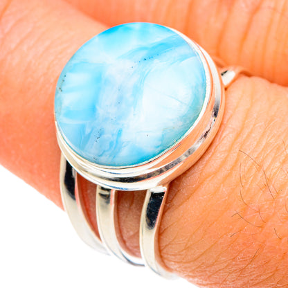 Larimar Rings handcrafted by Ana Silver Co - RING88164