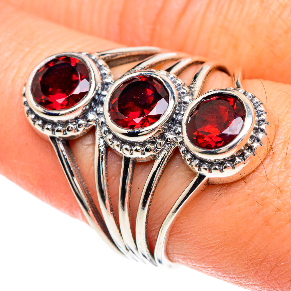 Garnet Rings handcrafted by Ana Silver Co - RING88181