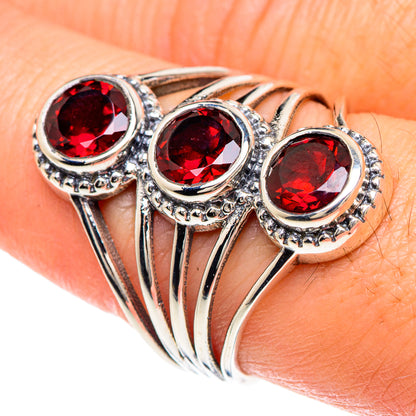 Garnet Rings handcrafted by Ana Silver Co - RING88181