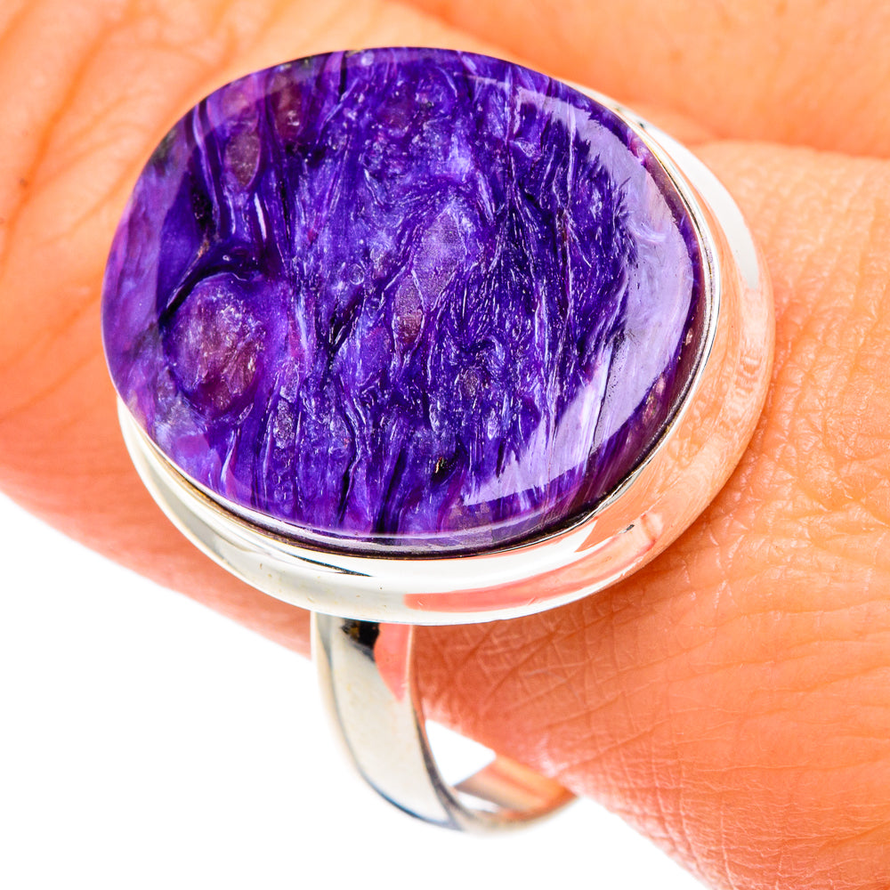 Charoite Rings handcrafted by Ana Silver Co - RING88182