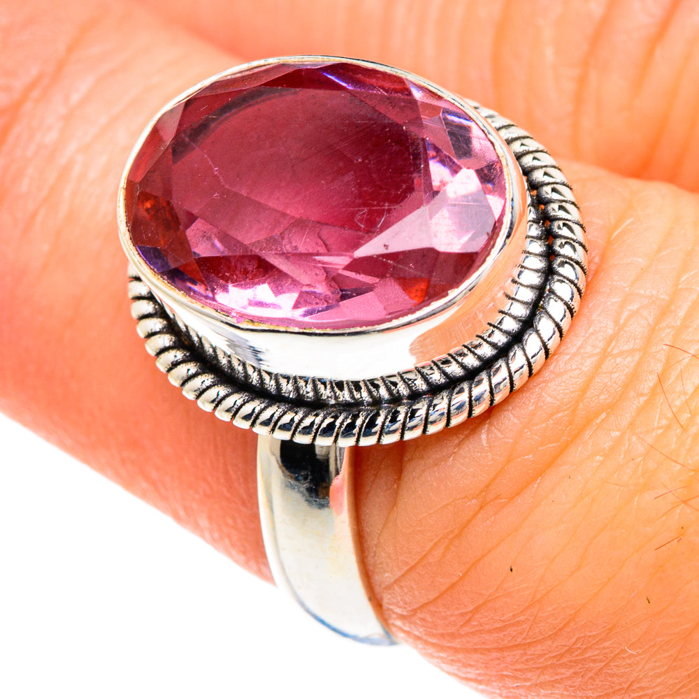 Color Change Alexandrite (Lab.) Rings handcrafted by Ana Silver Co - RING88183