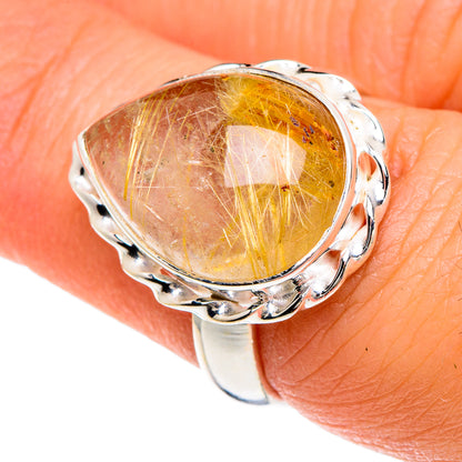 Rutilated Quartz Rings handcrafted by Ana Silver Co - RING88185