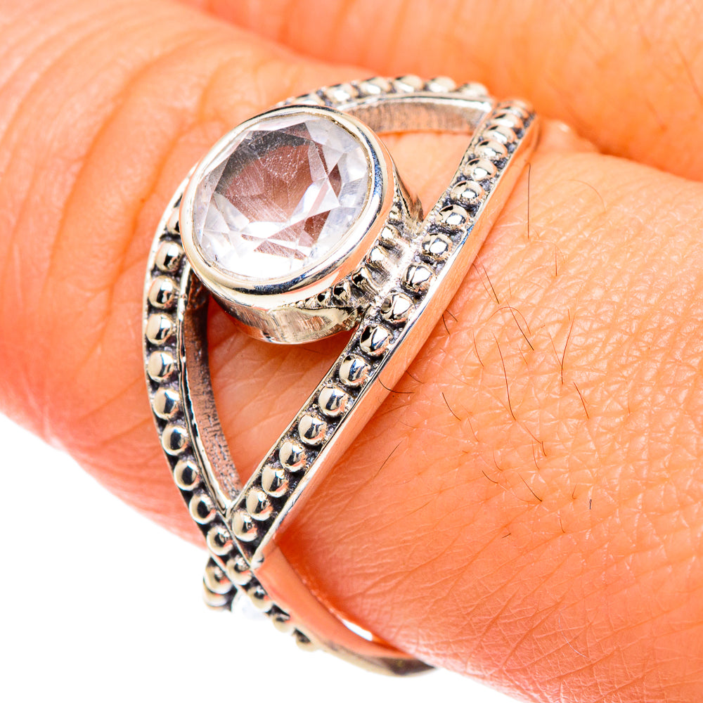White Quartz Rings handcrafted by Ana Silver Co - RING88189
