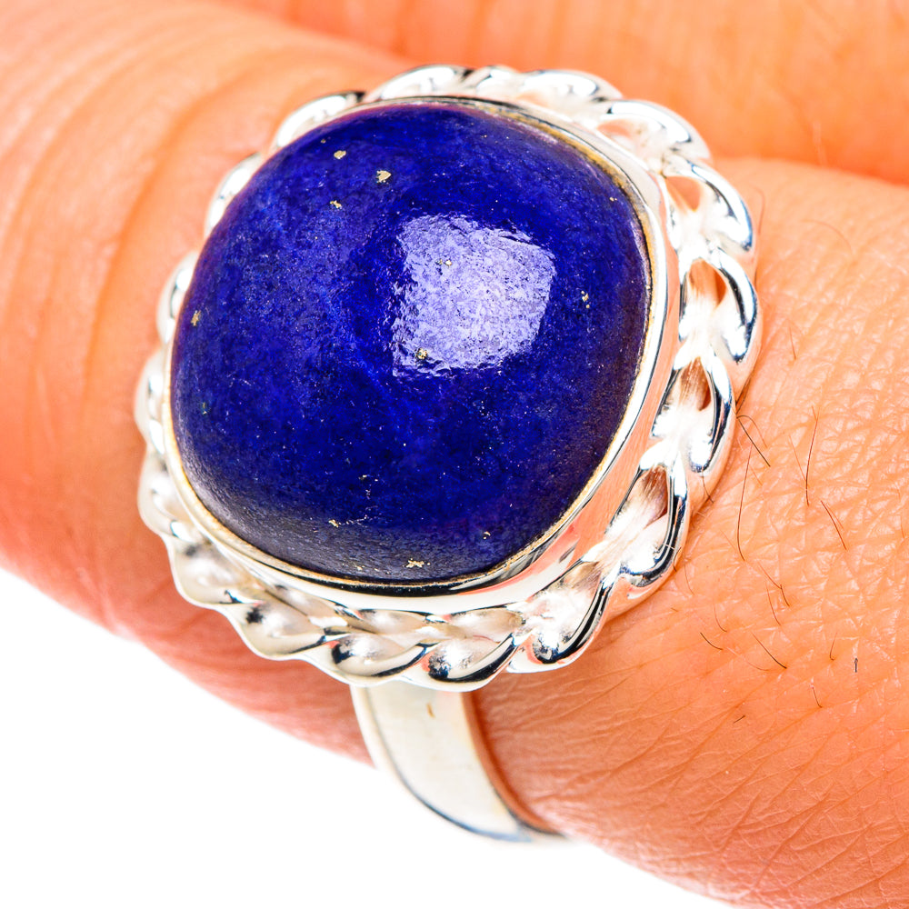 Lapis Lazuli Rings handcrafted by Ana Silver Co - RING88196