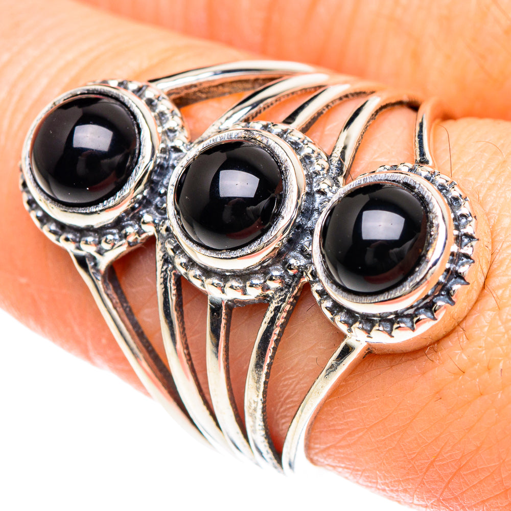 Black Onyx Rings handcrafted by Ana Silver Co - RING88219