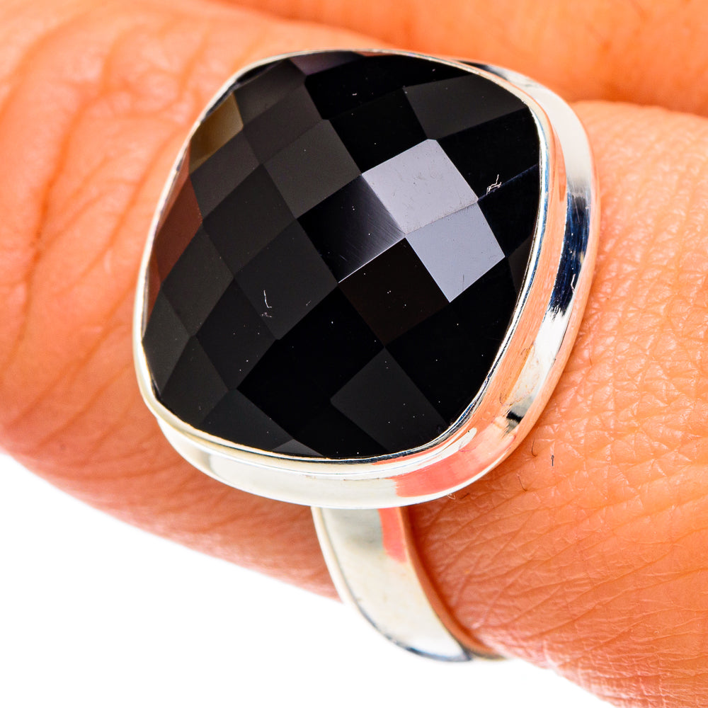Black Onyx Rings handcrafted by Ana Silver Co - RING88220