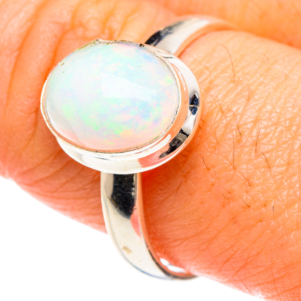 Ethiopian Opal Rings handcrafted by Ana Silver Co - RING88221