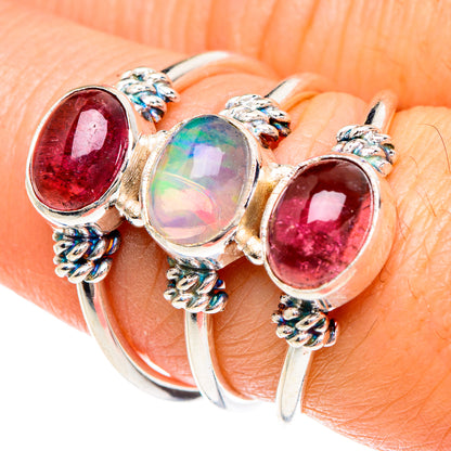 Ethiopian Opal Rings handcrafted by Ana Silver Co - RING88222