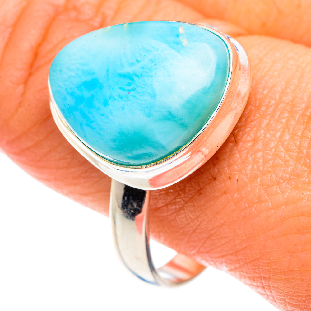 Larimar Rings handcrafted by Ana Silver Co - RING88229