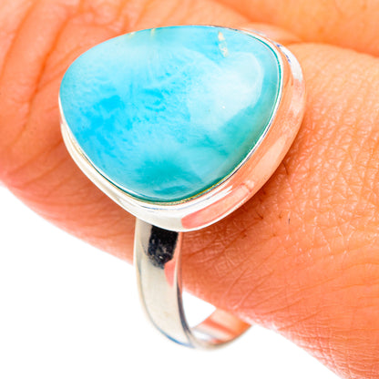 Larimar Rings handcrafted by Ana Silver Co - RING88229