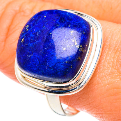 Lapis Lazuli Rings handcrafted by Ana Silver Co - RING88230