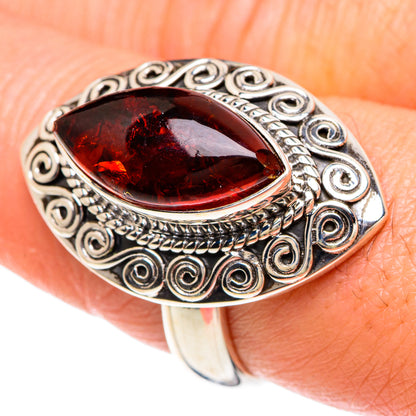 Baltic Amber Rings handcrafted by Ana Silver Co - RING88238