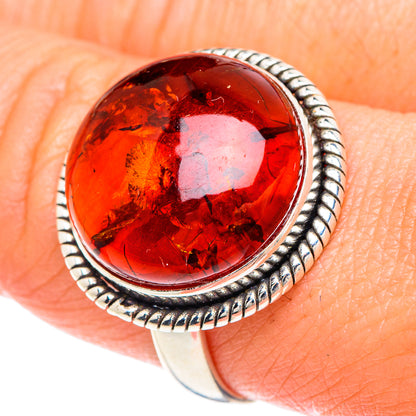 Baltic Amber Rings handcrafted by Ana Silver Co - RING88239