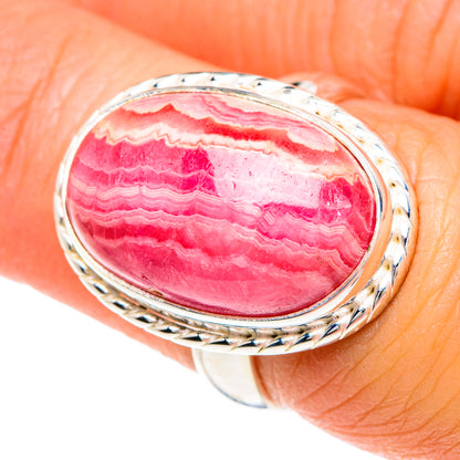 Rhodochrosite Rings handcrafted by Ana Silver Co - RING88243