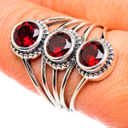 Garnet Rings handcrafted by Ana Silver Co - RING88245