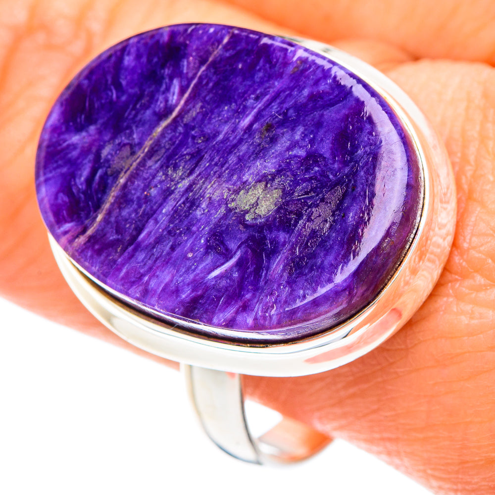 Charoite Rings handcrafted by Ana Silver Co - RING88246