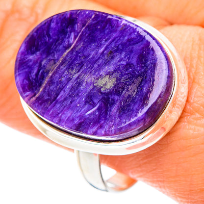 Charoite Rings handcrafted by Ana Silver Co - RING88246