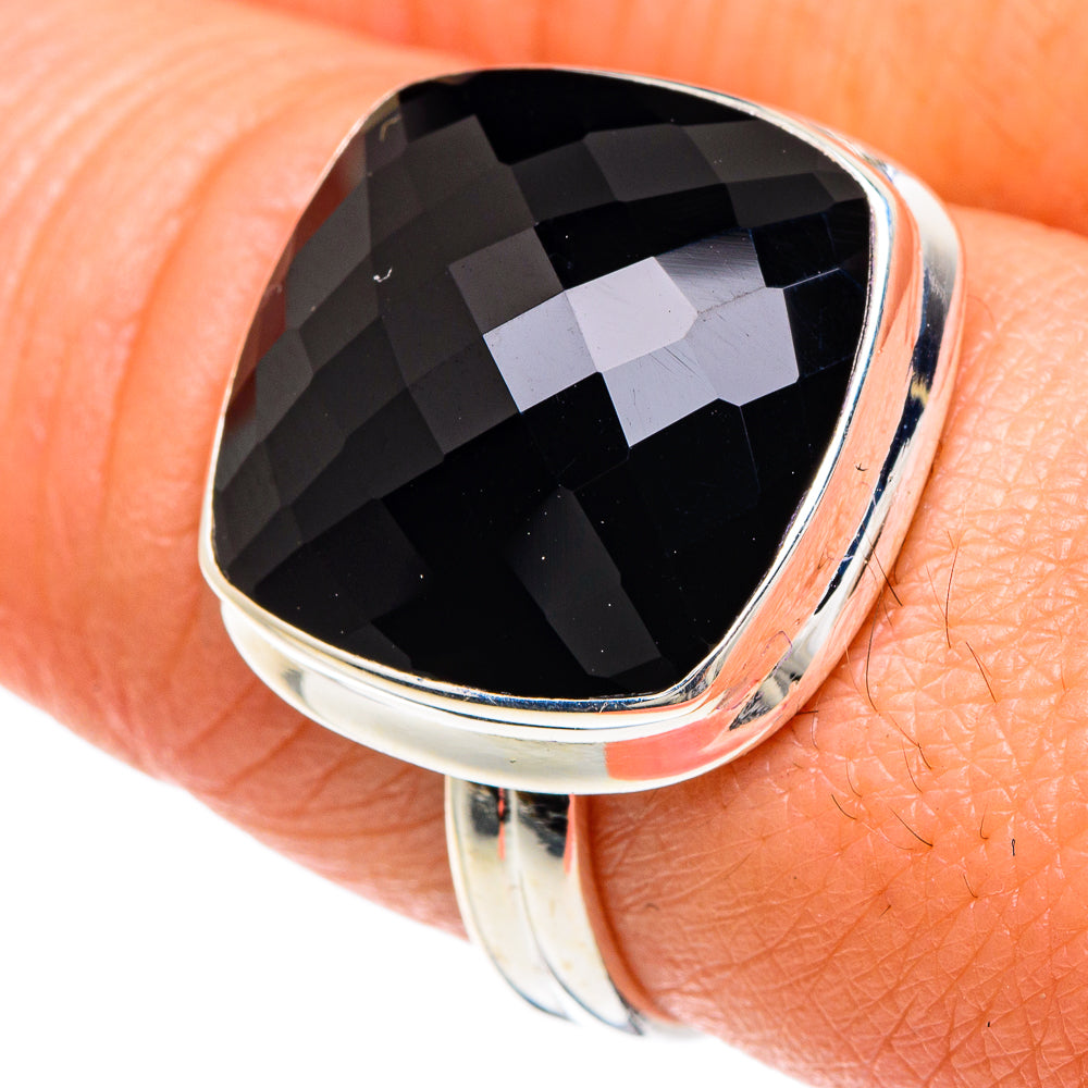 Black Onyx Rings handcrafted by Ana Silver Co - RING88248