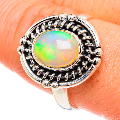 Ethiopian Opal Rings handcrafted by Ana Silver Co - RING88250