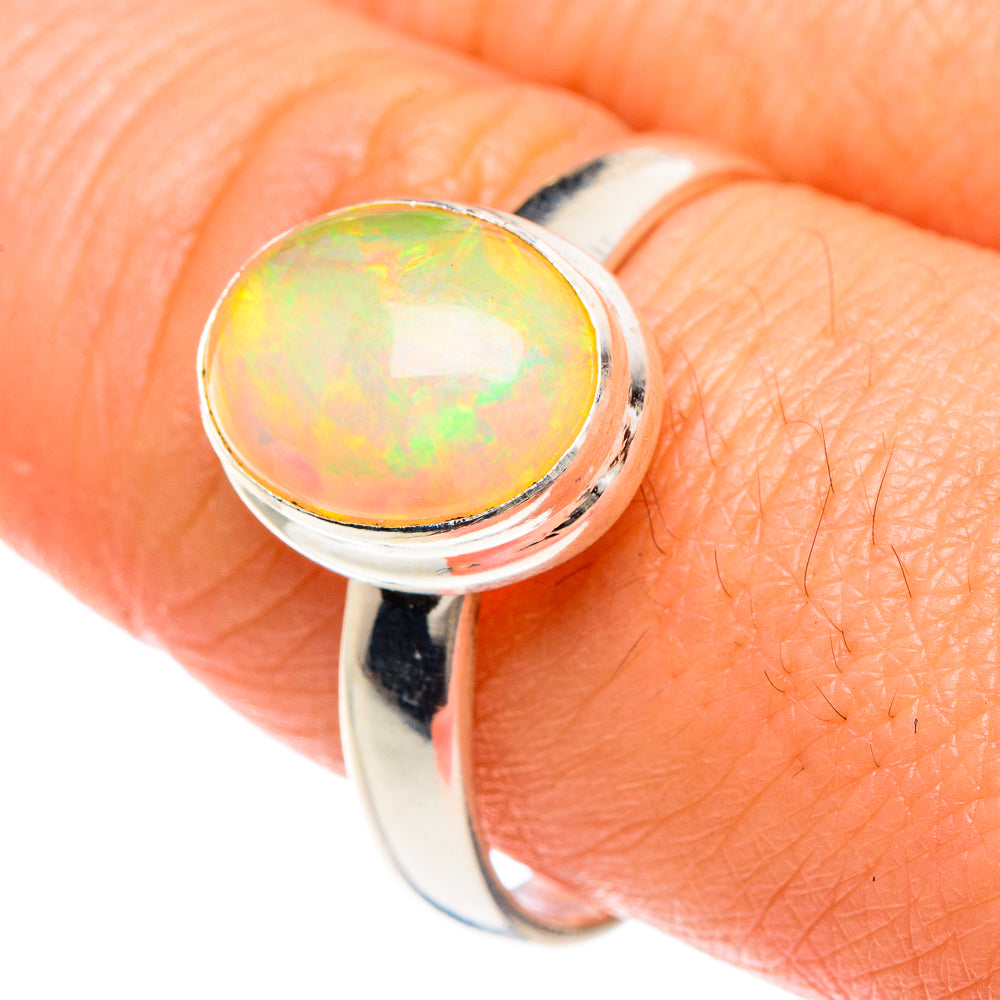 Ethiopian Opal Rings handcrafted by Ana Silver Co - RING88251