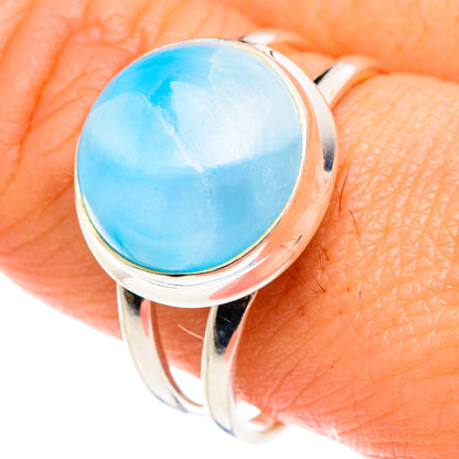 Larimar Rings handcrafted by Ana Silver Co - RING88258